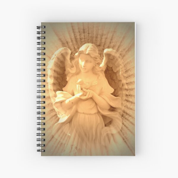 Angel Of Peace Spiral Notebook