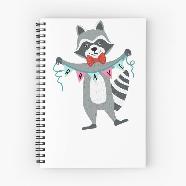 Item preview, Gutsy Kids are BRAVE - with Ricky the Raccoon designed and sold by GutsyCreations.
