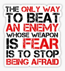 Political Freedom Terrorism Quote Fear Sticker