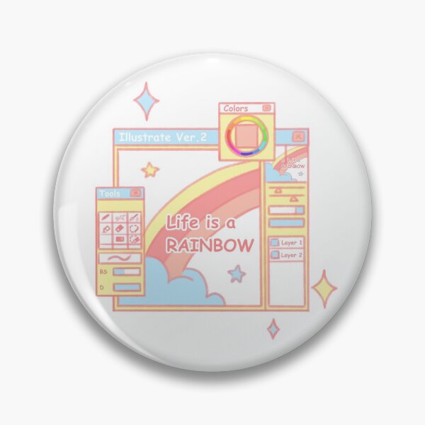 Item preview, RAINBOW.EXE - Aest. Yellow ver. designed and sold by RikumoShop.