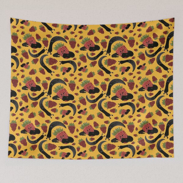 Item preview, Salmon Berries Slug Pattern  designed and sold by Krystal  Thomas.