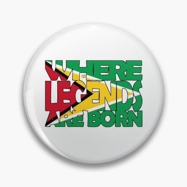 Item preview, Guyana Flag - Where Legends Are Born - Guyanese - Soca Mode designed and sold by Soca-Mode.