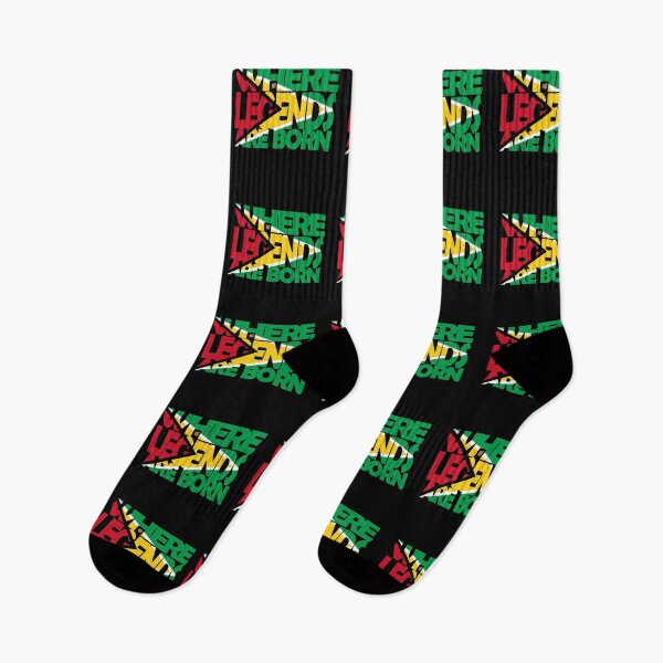 Item preview, Guyana Flag - Where Legends Are Born - Guyanese - Soca Mode designed and sold by Soca-Mode.