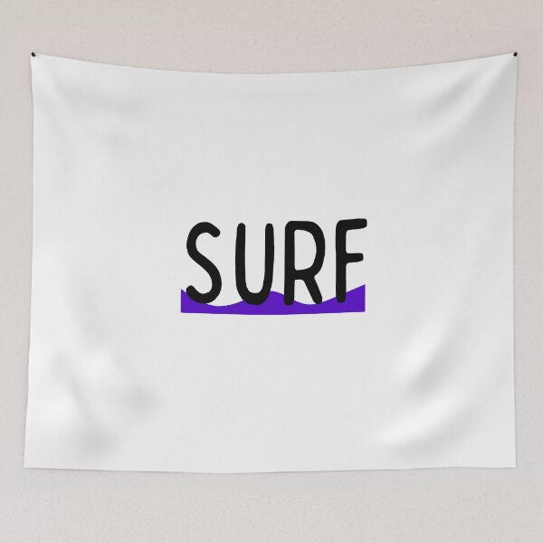 Item preview, Surf blue wave designed and sold by Pea Fitness.