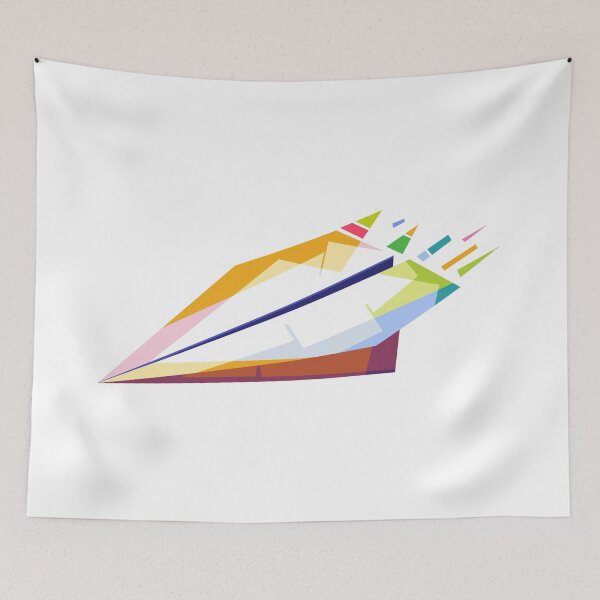 Item preview, Avión de papel PopArt WPAP designed and sold by Rizky Dwi Aprianda.
