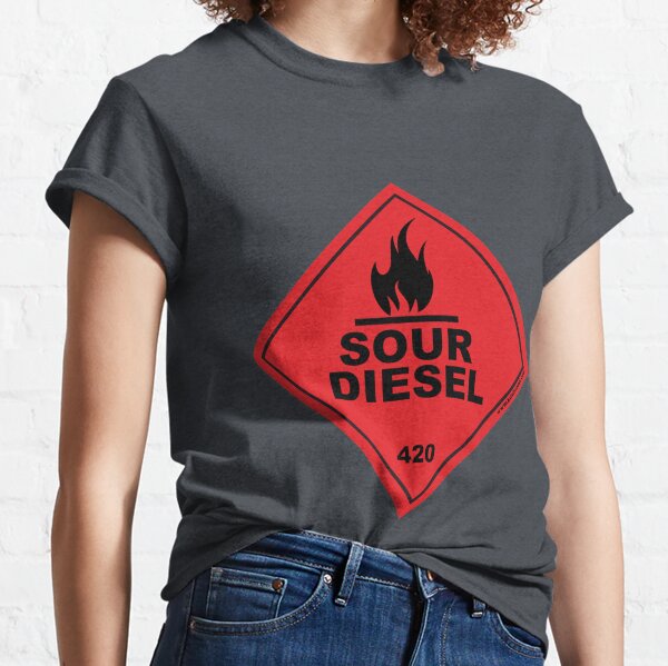 Sour Diesel Cannabis Strain Art Classic T-Shirt