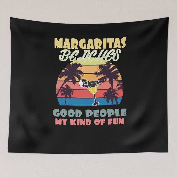 Item preview, MARGARITAS BEACHES GOOD PEOPLE MY KIND OF FUN designed and sold by Noussairox.