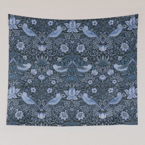 Item preview, William Morris - strawberry thief, blue designed and sold by Vivanne-art.