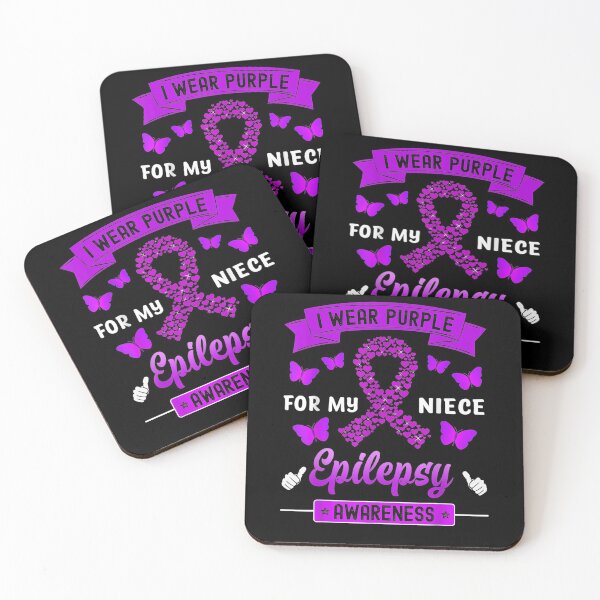 Item preview, I Wear Purple For My Niece Epilepsy Awareness Butterfly  designed and sold by tashiav.