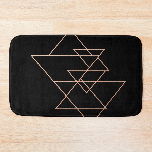 Item preview, Black and Copper Triangles designed and sold by nldesigns.