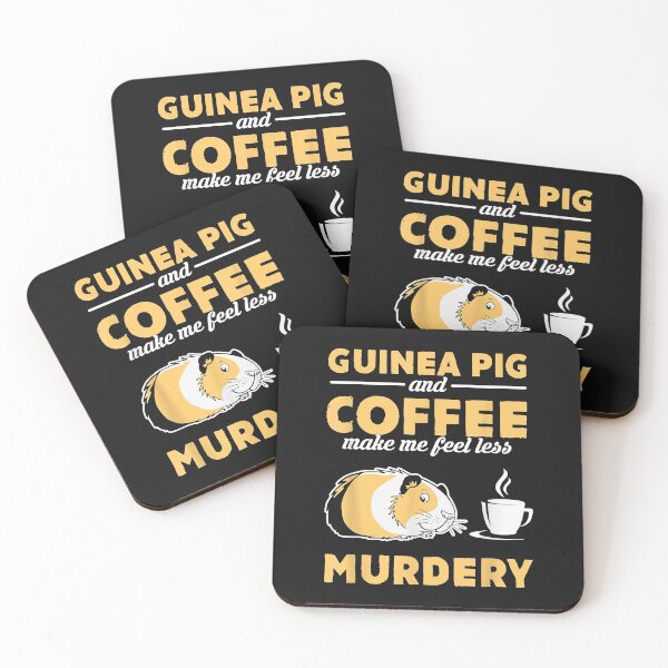 Item preview, Guinea Pig And Coffee Make Me Feel Less Murdery designed and sold by begin-again.