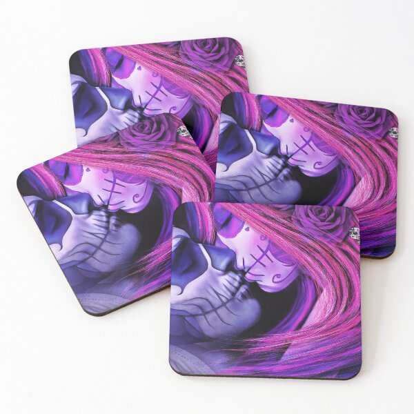 Item preview, Lovers Skulls Sugar designed and sold by Gothic Fantasy.