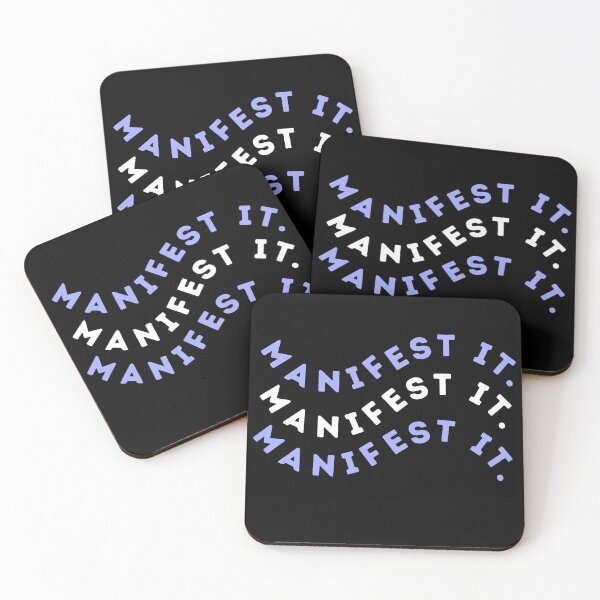 Item preview, Manifest It Motivational Quote designed and sold by LaurensFortune.