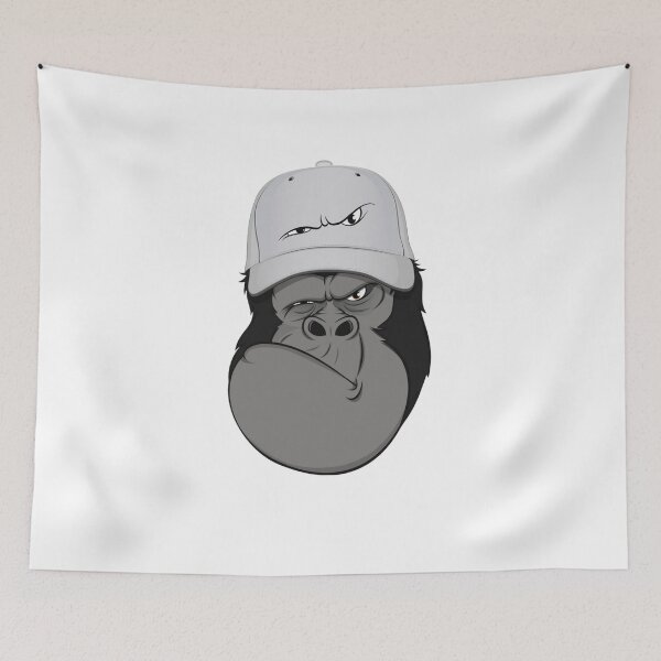 Item preview, Scary Gorilla face designed and sold by Motivationftp.