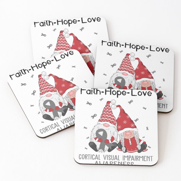 Item preview, Faith Hope Love Cortical Visual Impairment Awareness designed and sold by Sabfit.
