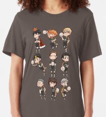 Haikyuu!! / Karasuno Chibs Tee Slim Fit T-Shirt