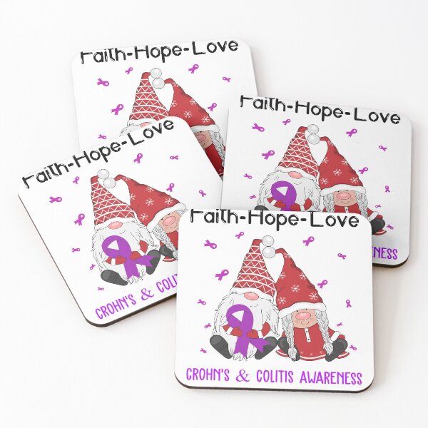 Item preview, Faith Hope Love Crohn's & Colitis Awareness designed and sold by Sabfit.