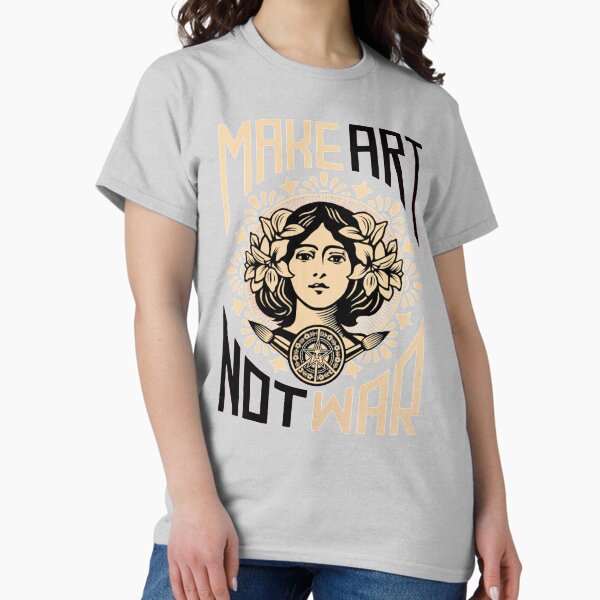Item preview, Make Art Not War Symbol Gift For Fans, Gift For Men and Women, Gift Halloween Day, Gift Thanksgiving, Gift Christmas Day designed and sold by AlexaGrav.