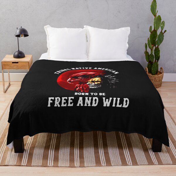 Item preview, Tribal Native American Born To Be Free And Wild designed and sold by JunevanKaaden.