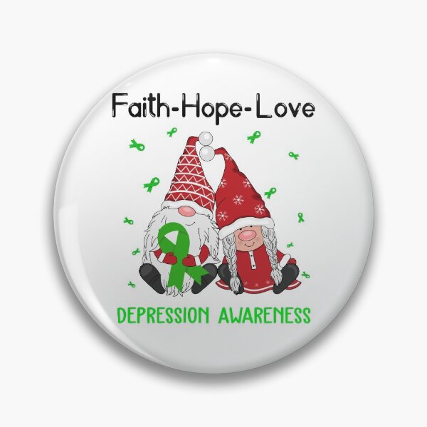Item preview, Faith Hope Love Depression Awareness designed and sold by Sabfit.