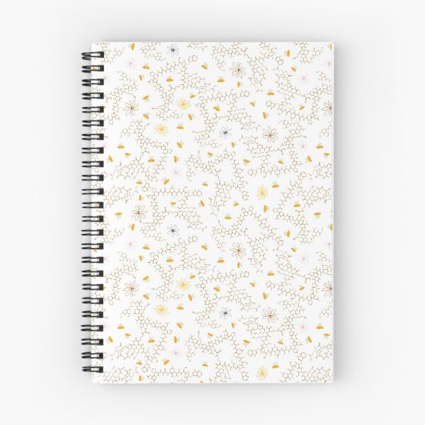 Item preview, Cute Bees, Flowers, and Melittin Molecules in Watercolor designed and sold by fogoosherie.