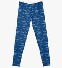 Haie und Strahlen - Blaue Version! Leggings