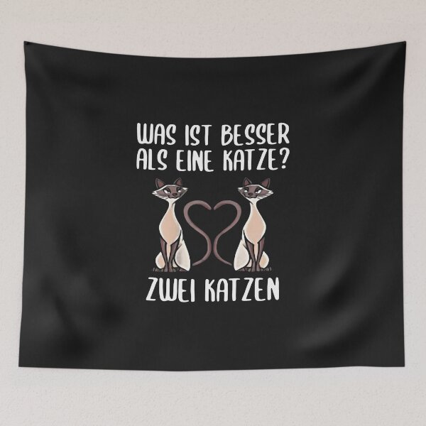Item preview, Was Ist Besser Als Eine Katze Zwei Katzen designed and sold by JunevanKaaden.