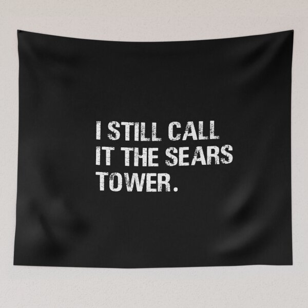 Item preview, Vintage I still call it the sears tower Typography  designed and sold by garniturex.
