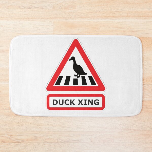 Item preview, Duck Crossing Funny Street Sign designed and sold by Rhu Creations.