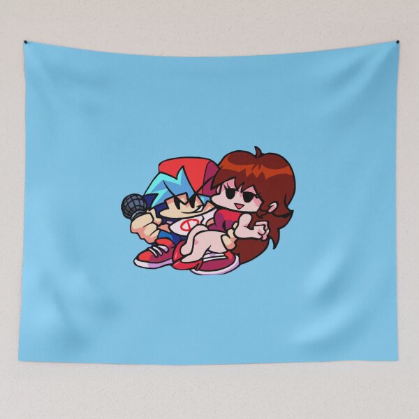 Item preview, Girlfriend and boyfriend Friday Night Funkin week 7 designed and sold by RedMerce.