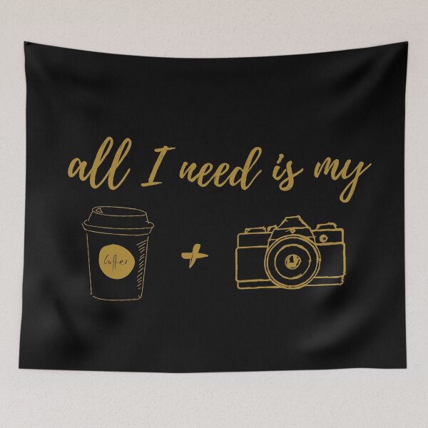 Item preview, All I need is my coffee and camera  designed and sold by goldenfloral2.