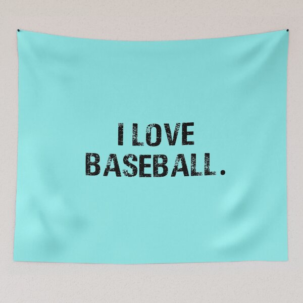 Item preview, Vintage I love Baseball Typography  designed and sold by garniturex.