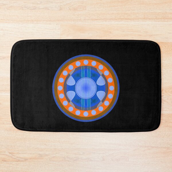 Item preview, Letter O Blue Orange Circle Saucer designed and sold by artfulnotebook.