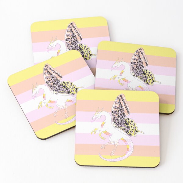 Item preview, Pangender Pride Fae Dragon With Flag designed and sold by Zac Stigdon.