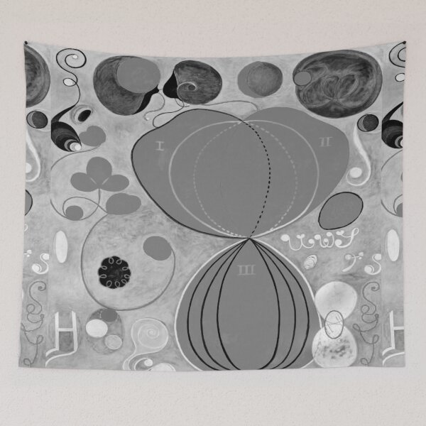 Item preview, Hilma af klint - group IV, black, white designed and sold by Vivanne-art.