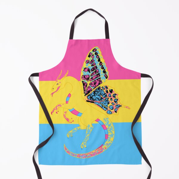 Item preview, Pansexual Pride Fae Dragon With Flag designed and sold by Zac Stigdon.