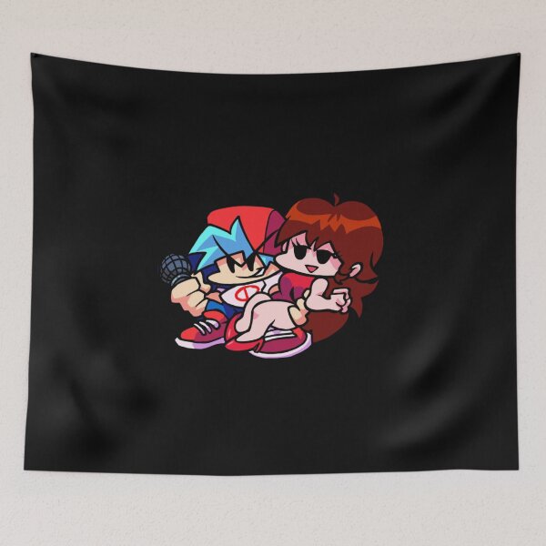 Item preview, Girlfriend and boyfriend Friday Night Funkin week 7 designed and sold by RedMerce.