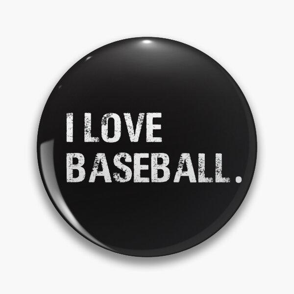 Item preview, Vintage I love Baseball bold typography  designed and sold by garniturex.