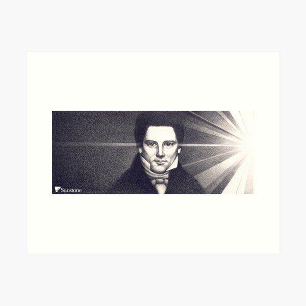 Joseph Smith Stippling Art Art Print