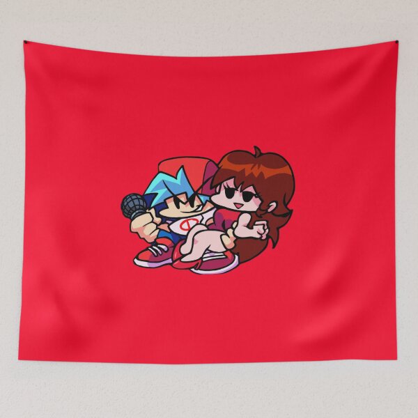 Item preview, Girlfriend and boyfriend Friday Night Funkin week 7 designed and sold by RedMerce.
