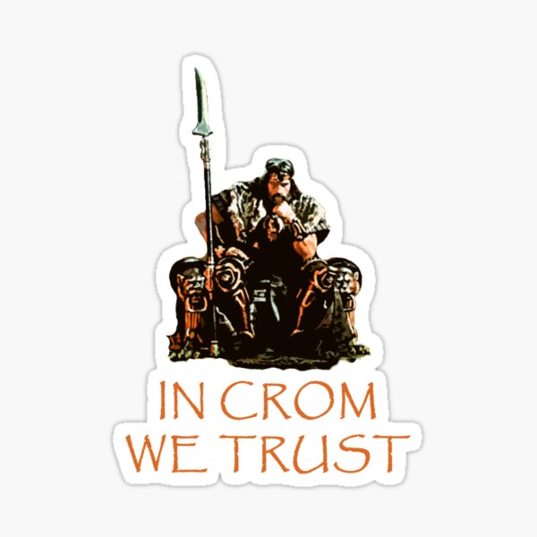 Item preview, In Crom We Trust  Gift For Fans, Gift For Men and Women, Gift Halloween Day, Gift Thanksgiving, Gift Christmas Day designed and sold by AlexaGrav.