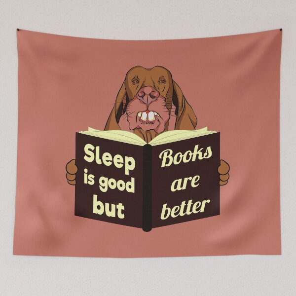 Item preview, Sleep Is Good But Books Are Better designed and sold by LicencaPoetica.