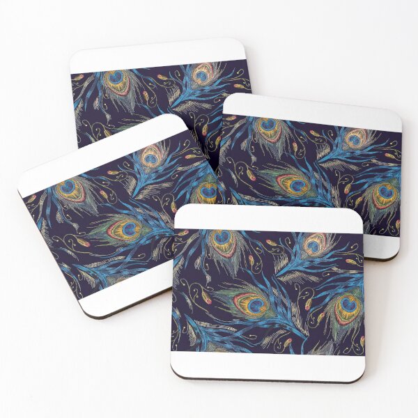 Item preview, Colorful Peacock Feather Seamless Pattern, Peacock Feather Pattern, Peacock Feather Vector Pattern designed and sold by graphic-genie.
