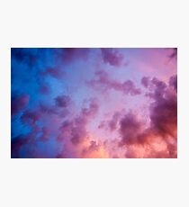 colorful clouds during sunset over Holland Photographic Print