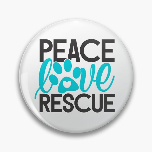 Item preview, Peace, Love and Rescue  designed and sold by pugmom4.