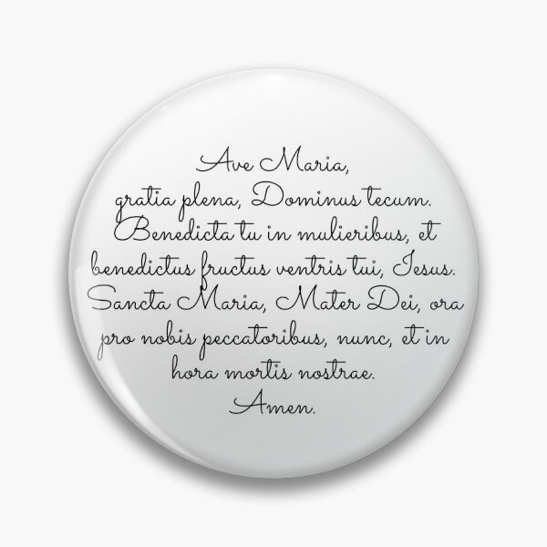 Item preview, Hail Mary, Ave Maria designed and sold by Lupappdesigns.
