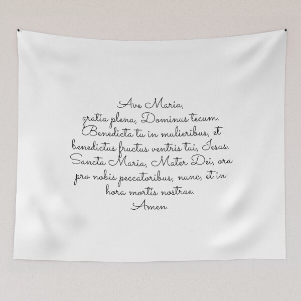 Item preview, Hail Mary, Ave Maria designed and sold by Lupappdesigns.