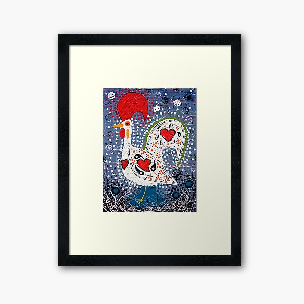 Portuguese Rooster 4 Framed Art Print