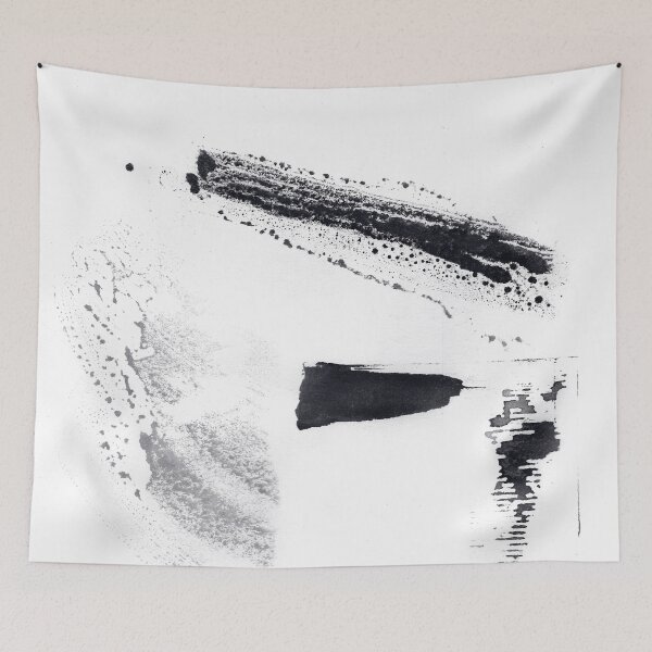 Item preview, ink explorations (099) - abstract black india ink painting designed and sold by expl-rations.