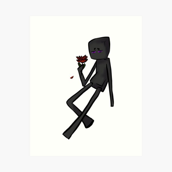 Minecraft Enderman Art Print by Lac Lac - Pixels